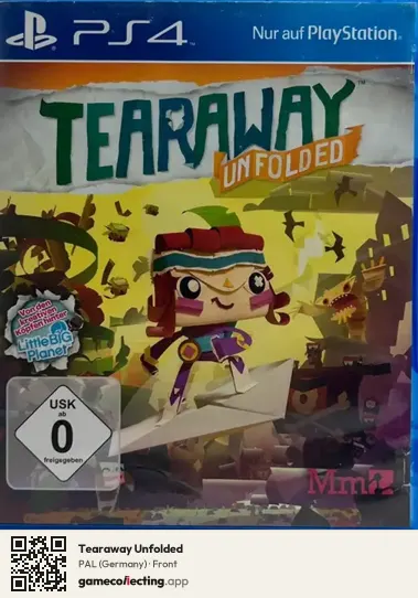 Tearaway Unfolded PlayStation 4, Germany box front