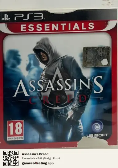 Assassin's Creed PlayStation 3, Italy box front