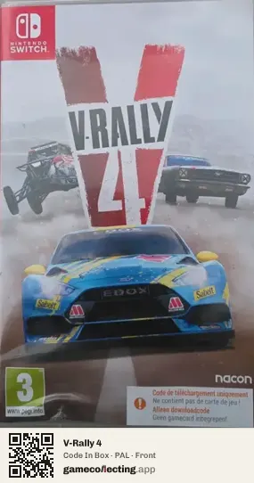 V-Rally 4 Nintendo Switch, PAL box front