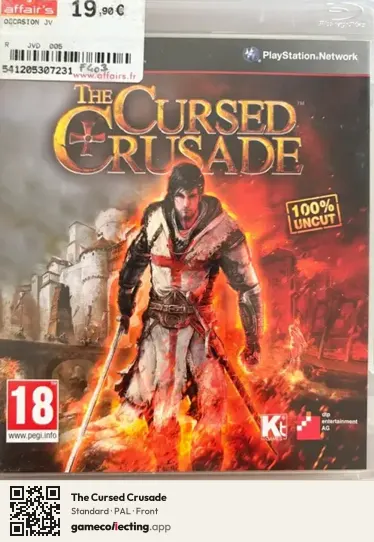 The Cursed Crusade PlayStation 3, PAL box front