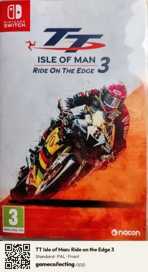 TT Isle of Man: Ride on the Edge 3 Nintendo Switch, PAL box front