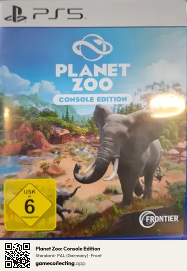 Planet Zoo: Console Edition PlayStation 5, Germany box front