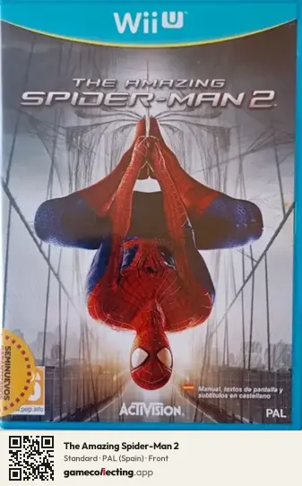 The Amazing Spider-Man 2 Nintendo Wii U, Spain box front