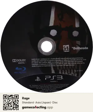 Rage PlayStation 3, Asia disc