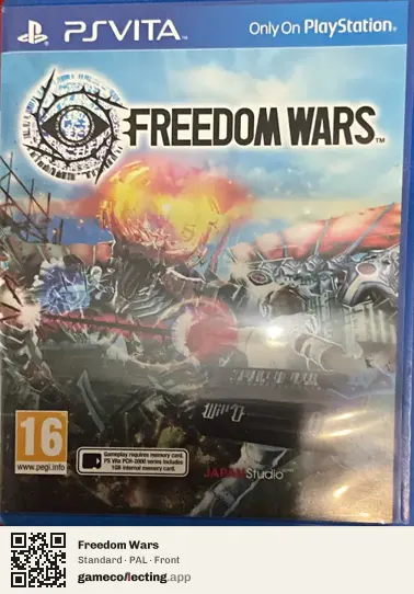 Freedom Wars PlayStation Vita, PAL box front