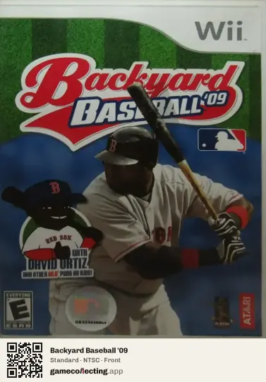 Backyard Baseball '09 Nintendo Wii, NTSC box front