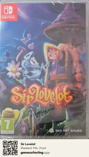 Sir Lovelot Nintendo Switch, PAL box front