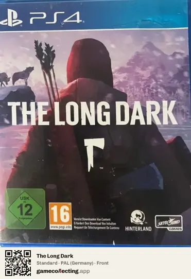 The Long Dark PlayStation 4, Germany box front