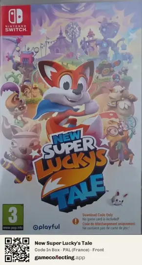 New Super Lucky's Tale Nintendo Switch, France box front