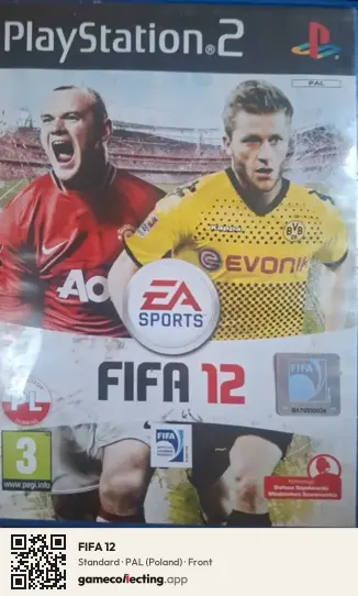 FIFA 12 PlayStation 2, Poland box front