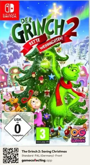 The Grinch 2: Saving Christmas Nintendo Switch, Germany box front