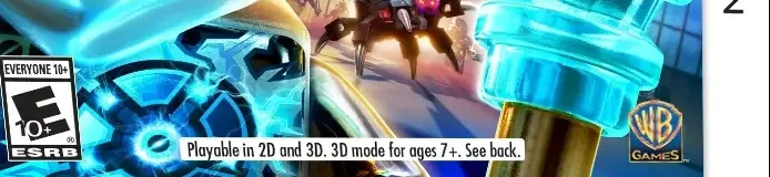 LEGO Ninjago: Nindroids, the ESRB box on its front