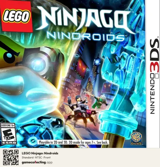 LEGO Ninjago: Nindroids Nintendo 3DS, NTSC box front