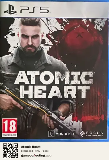 Atomic Heart PlayStation 5, PAL box front