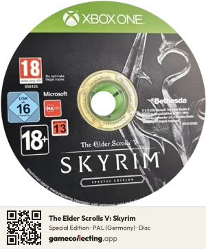 The Elder Scrolls V: Skyrim Xbox One, PAL disc