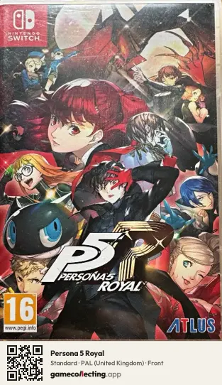 Persona 5 Royal Nintendo Switch, United Kingdom box front