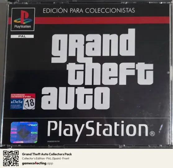 Grand Theft Auto Collectors Pack PlayStation, Spain box front