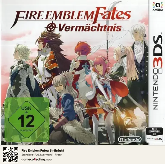 Fire Emblem Fates: Birthright Nintendo 3DS, Germany box front