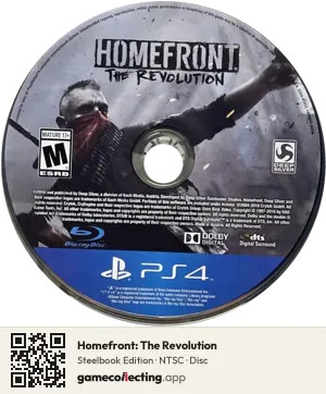 Homefront: The Revolution PlayStation 4, NTSC disc