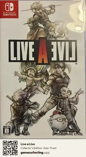 Live a Live Nintendo Switch, Asia box front