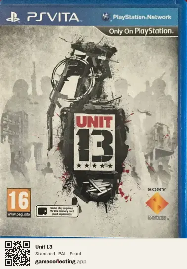 Unit 13 PlayStation Vita, PAL box front