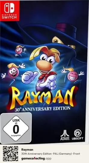 Rayman Nintendo Switch, Germany box front