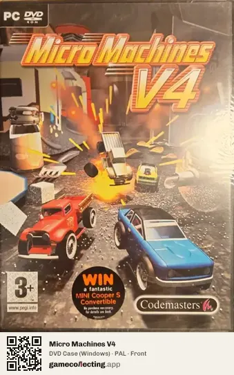 Micro Machines V4 Computer, PAL box front