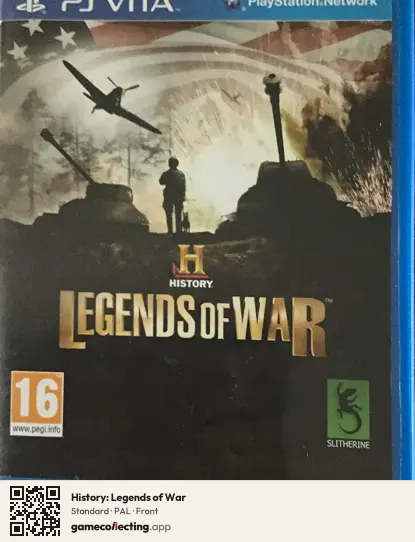 History: Legends of War PlayStation Vita, PAL box front