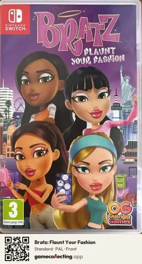 Bratz: Flaunt Your Fashion Nintendo Switch, PAL box front