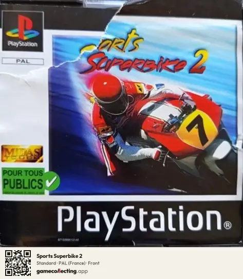 Sports Superbike 2 PlayStation, France box front