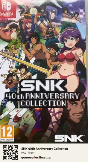 SNK 40th Anniversary Collection Nintendo Switch, PAL box front