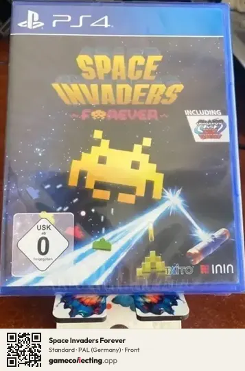 Space Invaders Forever PlayStation 4, Germany box front