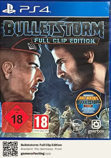 Bulletstorm: Full Clip Edition PlayStation 4, Germany box front