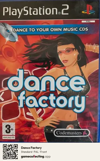 Dance Factory PlayStation 2, PAL box front