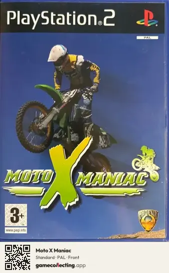 Moto X Maniac PlayStation 2, PAL box front