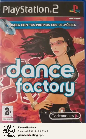 Dance Factory PlayStation 2, Spain box front
