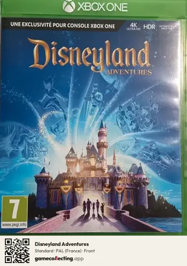 Disneyland Adventures Xbox One, France box front