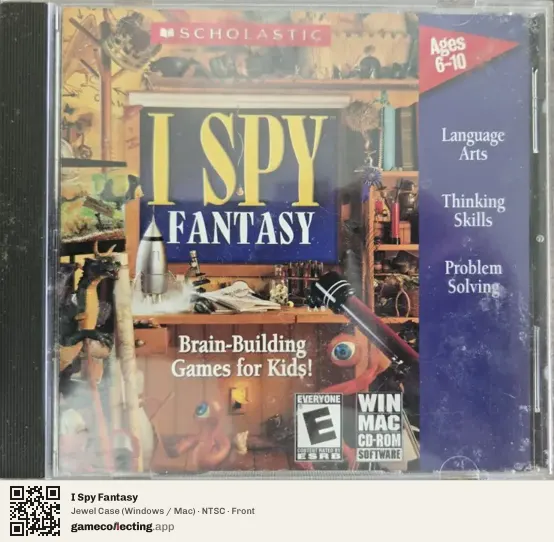 I Spy Fantasy Computer, NTSC box front