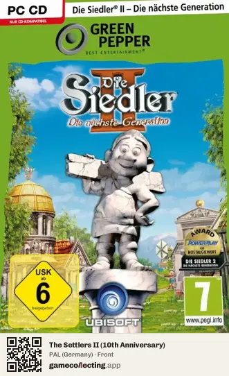 The Settlers II (10th Anniversary) Computer, Germany box front