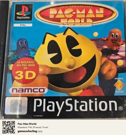Pac-Man World PlayStation, France box front