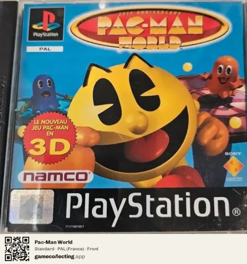 Pac-Man World PlayStation, France box front