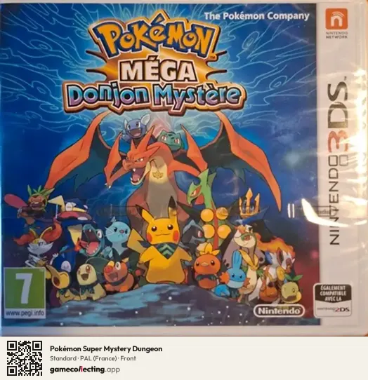 Pokémon Super Mystery Dungeon Nintendo 3DS, France box front