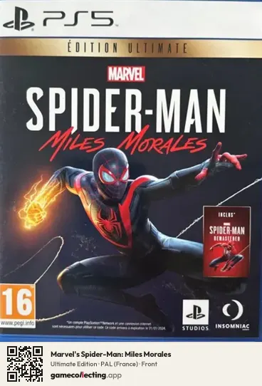 Marvel's Spider-Man: Miles Morales PlayStation 5, France box front