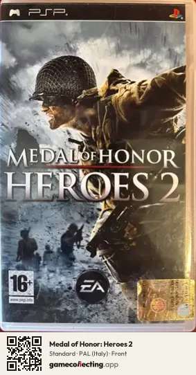 Medal of Honor: Heroes 2 PlayStation Portable, Italy box front