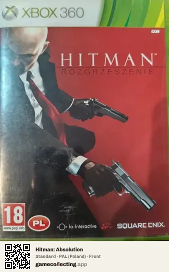 Hitman: Absolution Xbox 360, Poland box front