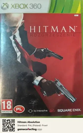 Hitman: Absolution Xbox 360, Poland box front