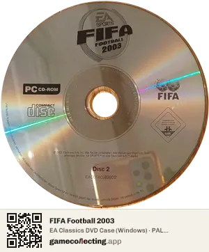FIFA Football 2003 Computer, PAL disc