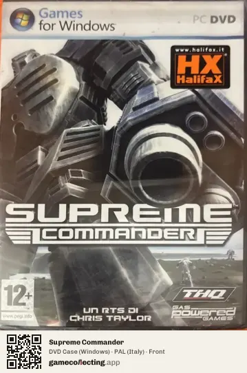 Supreme Commander Computer, Italy box front