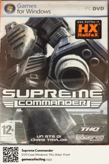 Supreme Commander Computer, Italy box front