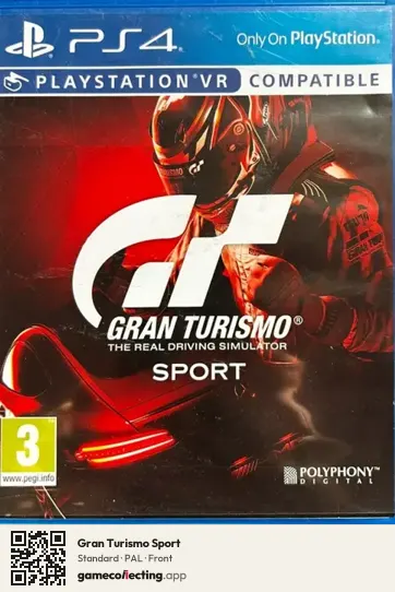Gran Turismo Sport PlayStation 4, PAL box front